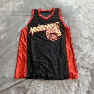 Whitechapel Shirt Mens Small Black Red Basketball Jersey Tank Metal Band